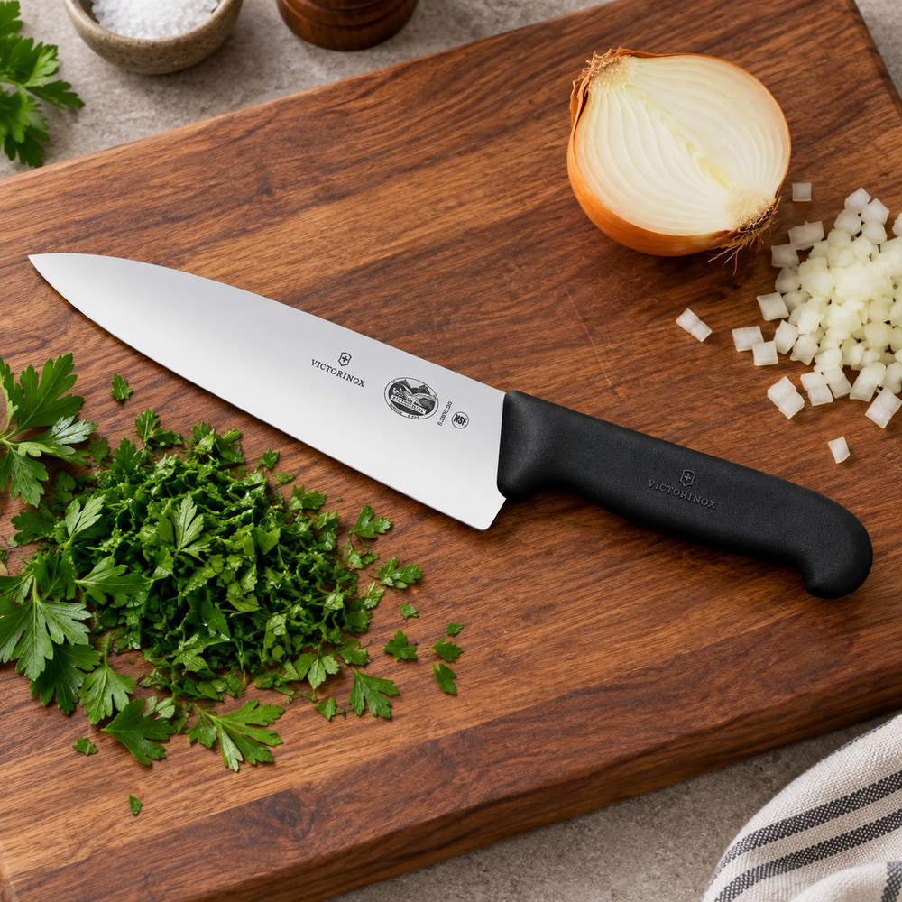 Cuchillo de chef Victorinox Fibrox Pro de 8 pulgadas - Imagen 3